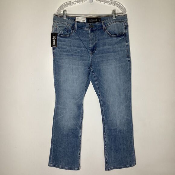 Seeded & Sewn Mens Isaac Regular‎ Boot Jeans Size 34 x 30 (Actual 36 x 30) NWT - Picture 3 of 11